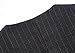 Vocni Women's Fully Lined 4 Button V-Neck Economy Dressy Suit Vest Waistcoat Gray Pinstripe US XS+/Asia L: (Fit Bust 32.3