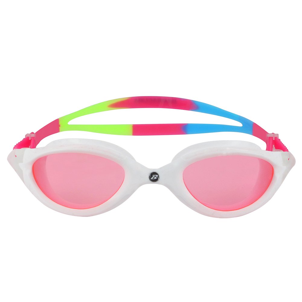 Barracuda Junior Swim Goggle VENUS JR - Curved lenses One-piece Frame Soft Seals, Anti-fog UV Protection, Easy adjusting Quick Fit for Teens ages 12~18 IE-90620 (PNK)