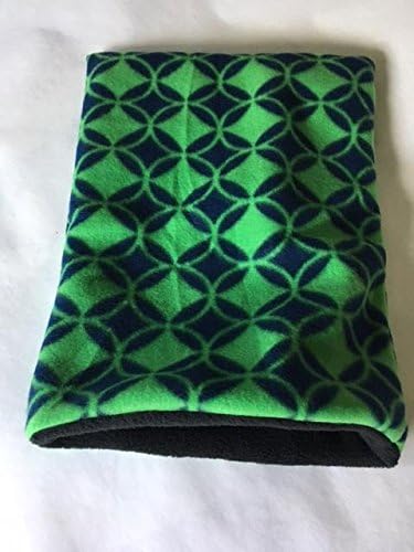 Navy and Green Diamond all Fleece Seamless Snuggle Sack