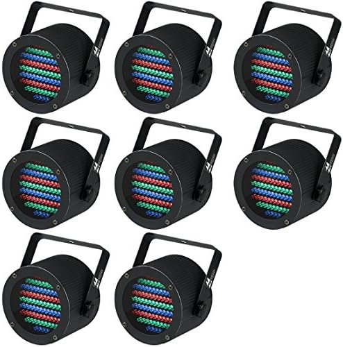 86 LED Party Lights,Missyee Full RGB Color Led Uplight Bright Mini Par light 7 Channel DMX512 Colorful Wall Wash for Wedding Birthday Parties Events Celebration Live Concert Show(8 Packs)
