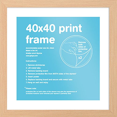 [- GB Eye Ltd FMSBA1BK Art Print Frame, Black, 80 x 60x 0.1 cm  -]