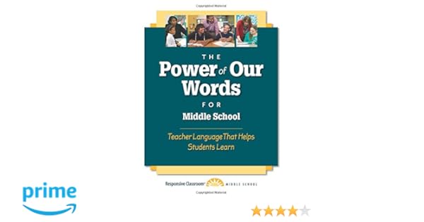 Amazoncom The Power Of Our Words For Middle School - 