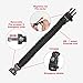 A2S Protection Paracord Bracelet K2-Peak – Survival Gear Kit with Embedded Compass, Fire Starter, Emergency Knife & Whistle (Black / Pink 8