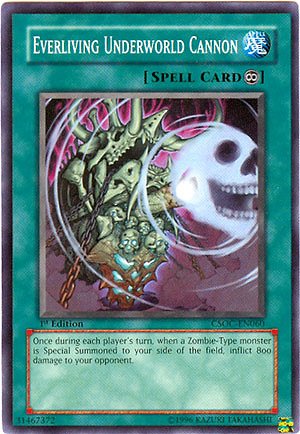 Yu-Gi-Oh! - Everliving Underworld Cannon (CSOC-EN060) - Crossroads of Chaos - 1st Edition - Common
