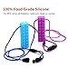 Rubber Chew Necklace 2 Pack (Purple and Blue with Colored Cords) Sensory Chew Necklace for Kids,Autistic, Adhd, Spd, Oral Motor Children, Boys, and Girls (2 pack)