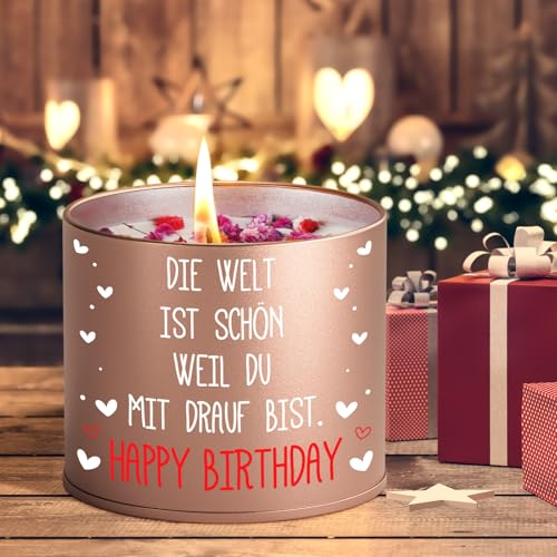 PRSTENLY Birthday Gift for Women, Metal Candle Gifts for Birthday for Wife, Girlfriend, Mum, Sister, Daughter, Best Friend