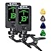 (2Pack) Hantwin Guitar Tuner 360 degree Rotational Electronic Digital Tuner Easy to Use Highly Accurate Clip-on Tuner - Suitable for Acoustic and Electric Guitar Bass Violin Ukulele