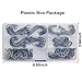 Offset Circle Fishing Hooks Kit - 180pcs 2X Strong Saltwater Freshwater Fish Hooks Sharp High Carbon Steel Octopus Fish Hooks, Size 1-5/0