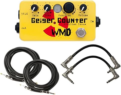 WMD Geiger Counter Civillian Digital Destruction Pedal w/ 4 Cables