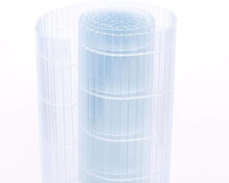 Amazon De Kunststoff Sichtschutz Sunshine Transparent Lichtdurchlassig Hohe 180cm X Lange 300cm Sichtschutz Balkon Terasse Garten Sicht Schutz Sonnenschutz Windschutz Sichtschutzmatten Larmschutzmatten Staubschutzmatten Kunststoffmatten