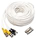 Q-See QS100B | UL Rated E475392 Video & Power Cable | Extend Your Original Camera Cable | Prevent Video Loss & Interference | 100 ft BNC Male Cable with 2 Female Connectors