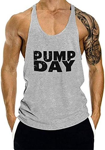 Men's Muscle Y Back Gym Fitness Stringer Bodybuilding Tank Top