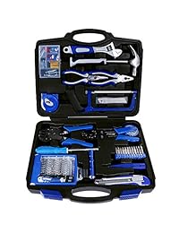 rovtop Repair Tool Kit, 120 piezas profesional kit de herramientas para el hogar de mantenimiento con General de Hogares de plástico caja de herramientas de almacenamiento caso