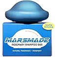 MARS MADE Rosemary Shampoo Bar 2.0 - Hydrating & Moisturizing Natural Hair Soap Bar Shampoo for Hair Volume & Scalp Nourishment - Bathing Soap Solid Shampoo for All Hair Types (120g, 4.23oz)