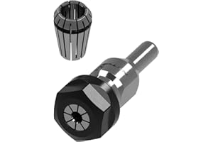 NXTUL NXT-10017 Router Bit Spindle Adapter for Delta Rockwell 3HP Shapers | Includes 1/4" and 1/2" ER20 collets| No slip, Improved Life, Easy cutter extraction | Made in U.S.A