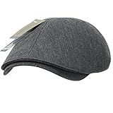 ililily Cotton Flat Cap Cabbie Hat Gatsby Ivy Cap Irish Hunting Hat Newsboy