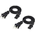 Power Cord Compatible with Sonos Five, Sonos Play 5, Sonos Beam, Sonos Ray, Sonos Arc, Arc Ultra, Sonos Amp, Sonos Playbase, Sonos Sub Gen 3 and Sonos Sub Mini (Black, 3-Foot)