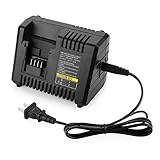 Powilling Fast Charger Replacement For Porter Cable 20V Max Lithium-Ion Battery and Black & Decker 20V Lithium-ion Battery PORTER-CABLE PCC692L BDCAC202 LB20 LBX20 LBXR20 LST220 PCC675L PCC680L