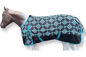 Tech Equestrian 1200 Denier Horse Winter Turnout | Horse Winter Blanket 300GSM| Heavy Winter Turnout (Waterproof/Breathable/S