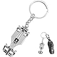 Ohleats Racing Car Model Keychain, F1 Race Car Key Fob Holder, Zinc Alloy Model Key Chain Present, Universal Car Accessories For Keyring