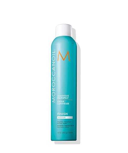 Amazon.com: Moroccanoil by Moroccanoil Luminous Hairspray Medium, 10 Ounce:  Premium Beauty