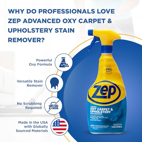 Zep ZUOXSR32 Advanced Oxy Carpet and Upholstery Stain Remover 32 Fl Oz, photo 8