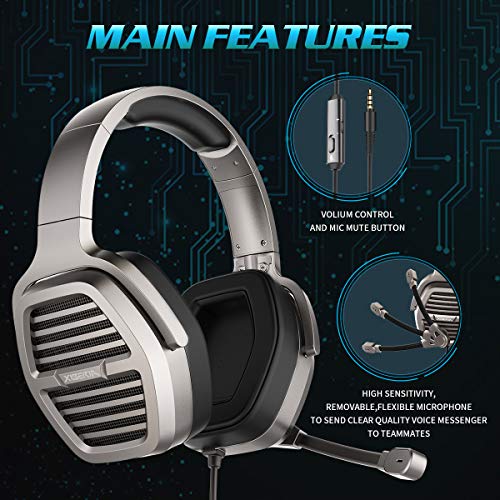 3 XIBERIA+Over+Ear+Headphones+Uni+Directional+Microphone
