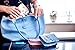 Manicure Set, Pedicure Kit, Nail Clippers, Professional Grooming Kit, Nail Tools 12 In 1 with Luxurious Travel Case For Men and Women Teens - Floral Zipper case Manicure Gift Set (Blue)