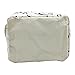 Mziart Small Foldable Canvas Storage Basket with Handles, Cotton Linen Storage Bin Organizer for Nursery Kids Shelves & Desks (Blue Cat)