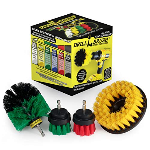 Shower Cleaning Drill Brush Set Power Scrubber Brush Set for Bathroom