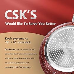 CSK 10"+12"Nonstick Frying Cookware Sets with