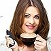Milk Frother Handheld Battery Operated Electric Foam Maker for Coffee,Latte,Cappuccino,Hot Chocolate,Durable Drink Mixer Stainless Steel Whisk Include Stainless Steel Stand