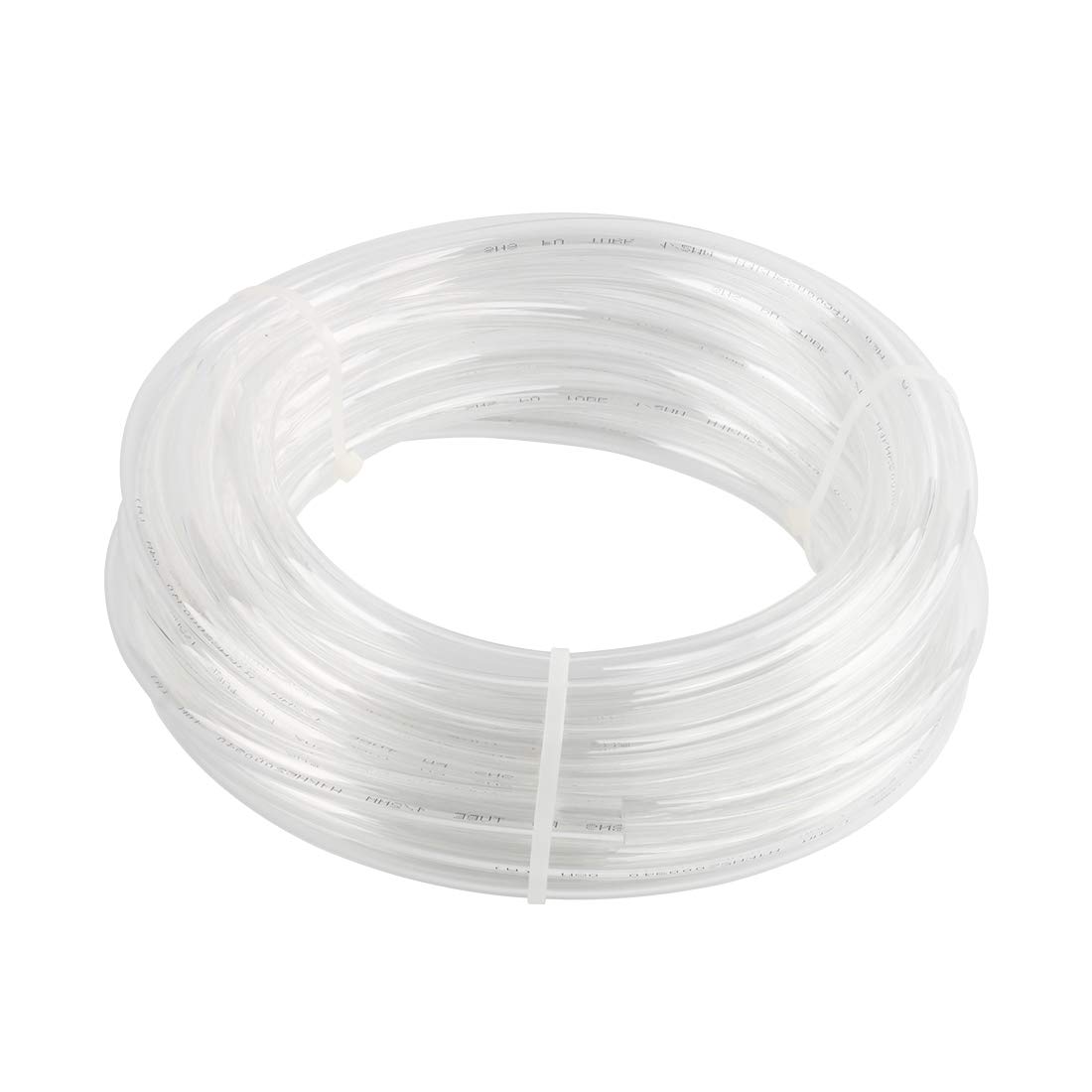 SNS Pneumatic Od 1/2" 10 Meters Transparent PU Pneumatic Air Tubing Pipe Hose for Air line or Fluid Transfer — image 1