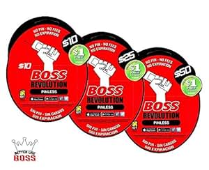 $50 BOSS Revolution Calling Card | No Shipping | Instant Refill Sent to Your Phone | Must Send ...