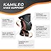 Kamileo Knee Brace, Knee Sleeve with Support Straps for Joint Pain Arthritis Relief (Single)