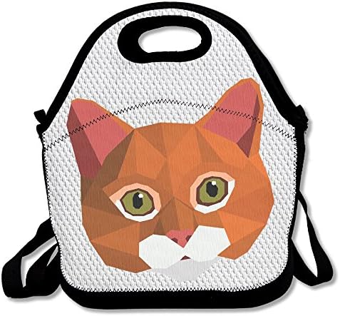 Oery Cat Pixel Cooler Lunch Bag Outdoor Picnic Bag