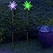 SolarDuke Solar Garden Decoration Star Stake Lights Color Channging Outdoor Lawn Yard Patio Decor