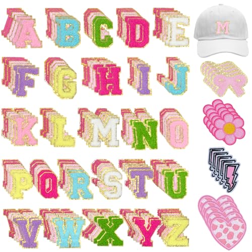 176 Pcs Self Adhesive Chenille Letter Patches at Amazon