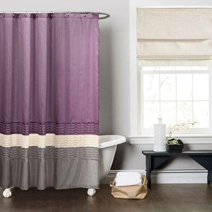 Amazon Com Jody Clarke 1pc Mia Shower Curtain Shower Panel 72