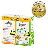 Zarbee's Naturals Baby Immune Support* & Vitamins and Baby Cough Syrup   Mucus, Natural Flavors, 2 Ounce Bottles (Value Twin Pack)