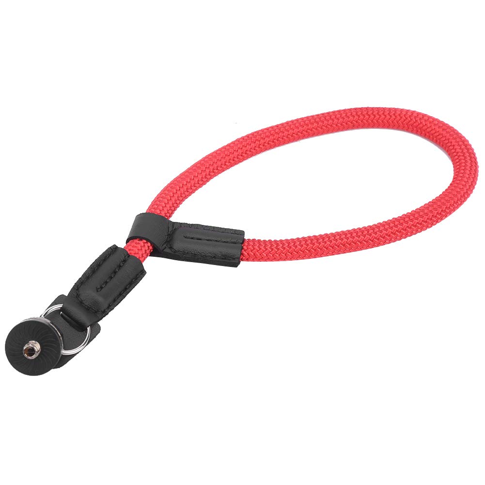 Hand Wrist Strap, Nylon Anti-Lost Lanyard Belt Rope with 1/4 Adapter Screw for DJI Osmo Mobile 2 3 4 Stabilizer for Camera(Red)