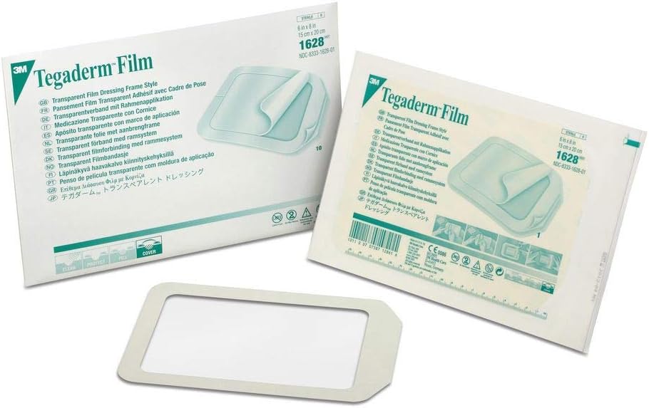 Tegaderm Transparent Dressing #1628 (6x8) (by The Each) by Tegaderm