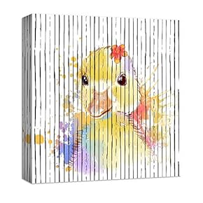 Cute Abstract Animals Painting Artwork for Home Framed