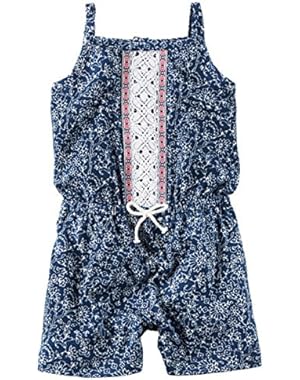 Baby Girl Carter's Floral Crochet Romper