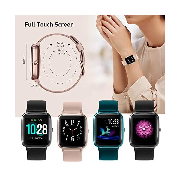 Fitness-Tracker-with-Heart-Rate-MonitorSmart-Watch-Smartwatch-Women-Men-Kids-Waterproof-IP68-GPS-Activity-Tracker-Step-Counter-Sleep-Monitor-StopwatchCalorie-Counter-13-Touch-Screen fitpolo Smart watches for women,Smart watch Men GPS Activity Tracker, Step Counter, Sleep Monitor, Stopwatch,Calorie…