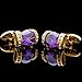 KFLK Purple Cufflinks With Stone