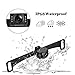 iStrong Backup Camera Wireless 5'' Monitor Kit for Car/SUV/Minivan Waterproof License Plate Rear View Camera with 6 White LED Night Vision Guide Lines ON/Off