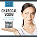 M3 Naturals Activated Charcoal Scrub Infused with Collagen and Stem Cell All Natural Body and Face Exfoliating Facial Wash Blackheads Acne Scars Pore Minimizer Exfoliator Anti Cellulite Skin Carethumb 4