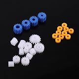 Elprico 26pcs Plastic Spindle Worm Gear Shaft Sleeve Set 2-4MM for RC Aircraft view 7