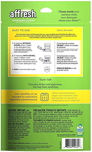 Affresh W10282479 Dishwasher Cleaner, 2 Pack